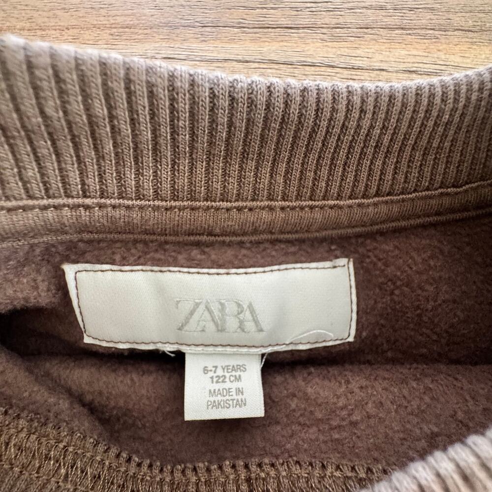 Zara Toddler Boy Crew Neck Sweatshirt - Size 6 years - Picture 2 of 4